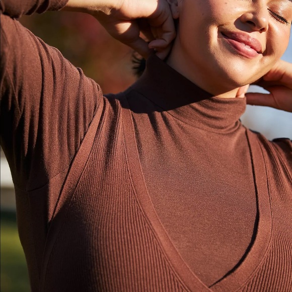 Daily Practice by Anthropologie Slim V-Neck Dress - Picture 4 of 6